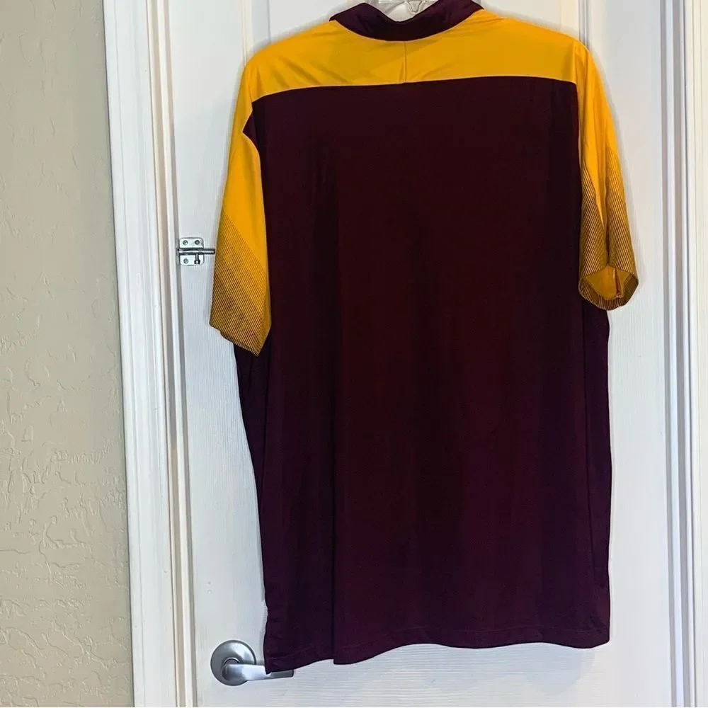 ASU Arizona State University Sun Devils Adidas Polo Shirt Size 3XL